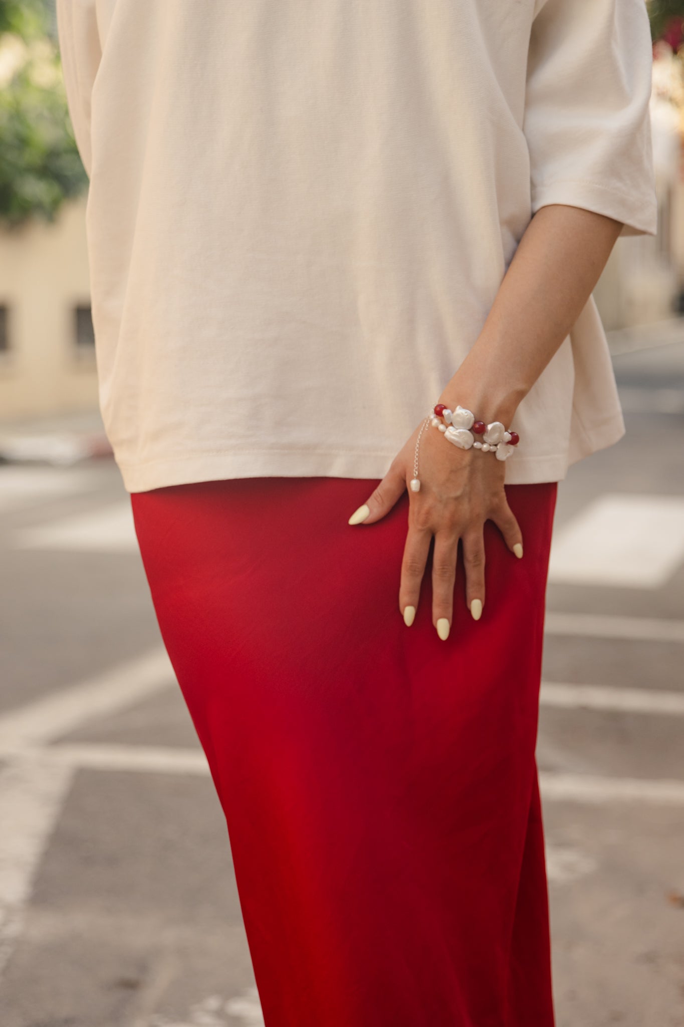 Wild Pearls Bracelet | צמיד פנינים פראיות