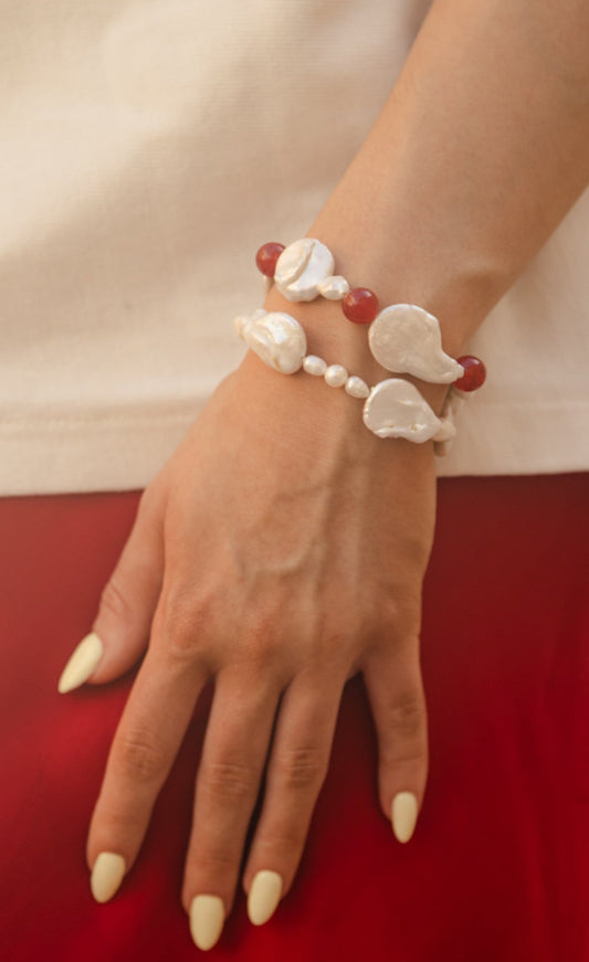 Wild Pearls Bracelet | צמיד פנינים פראיות