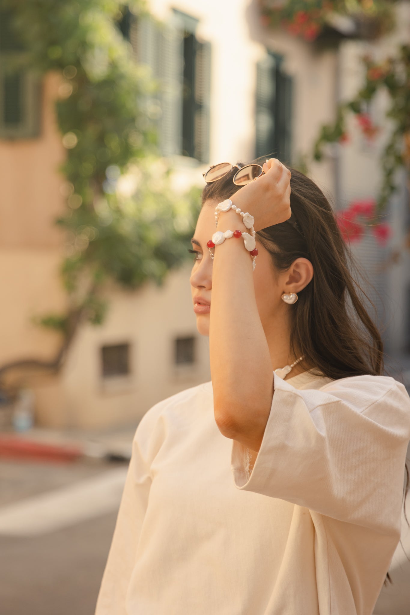 Wild Pearls Bracelet | צמיד פנינים פראיות