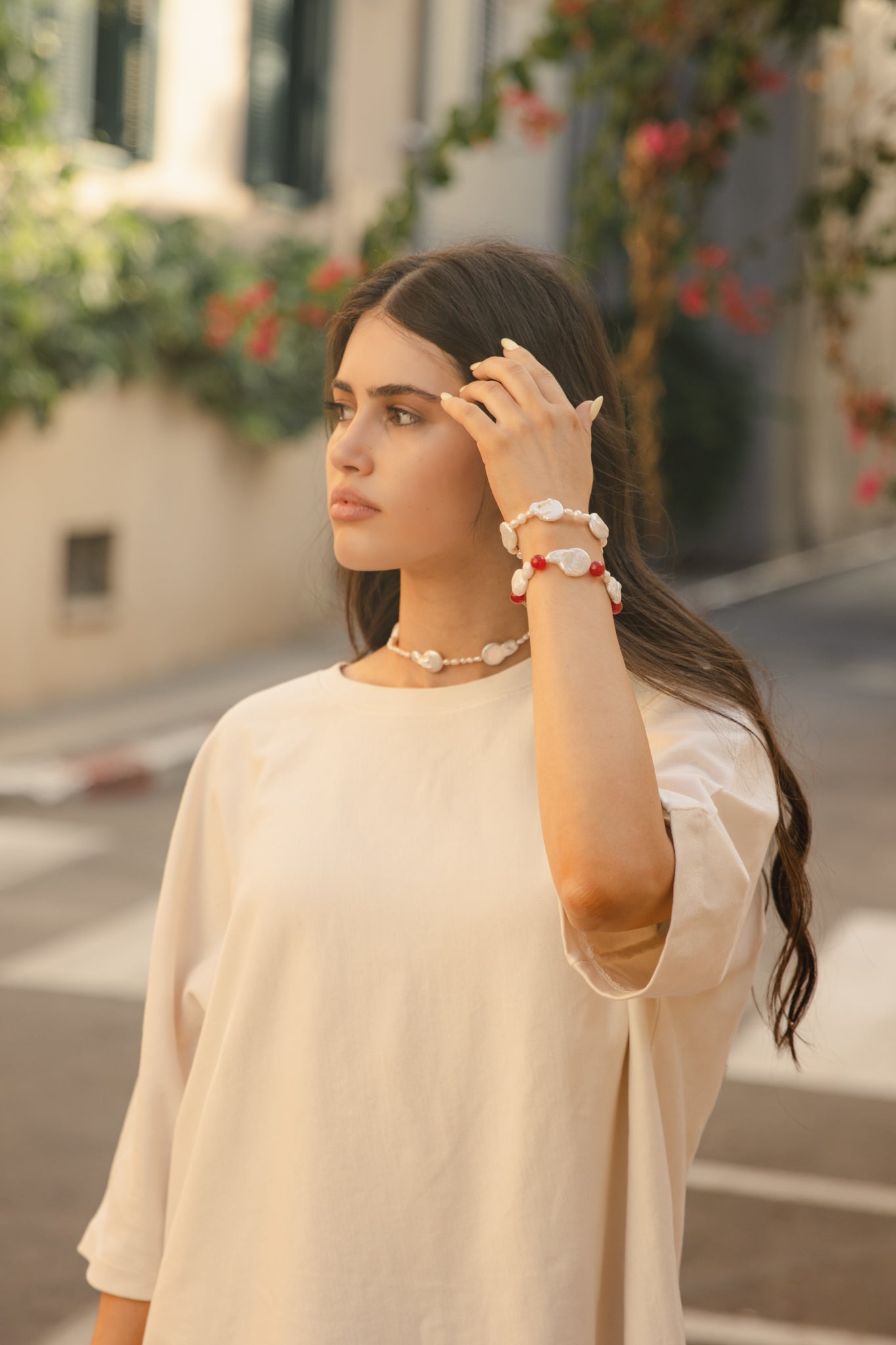 Wild Pearls Bracelet | צמיד פנינים פראיות