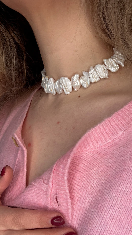 שרשרת פניני ברוק טבעיות